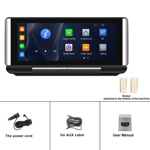 跨境爆款6.86寸折叠屏PND CarPlay/安卓AUTO/安卓投屏/带TF卡功能