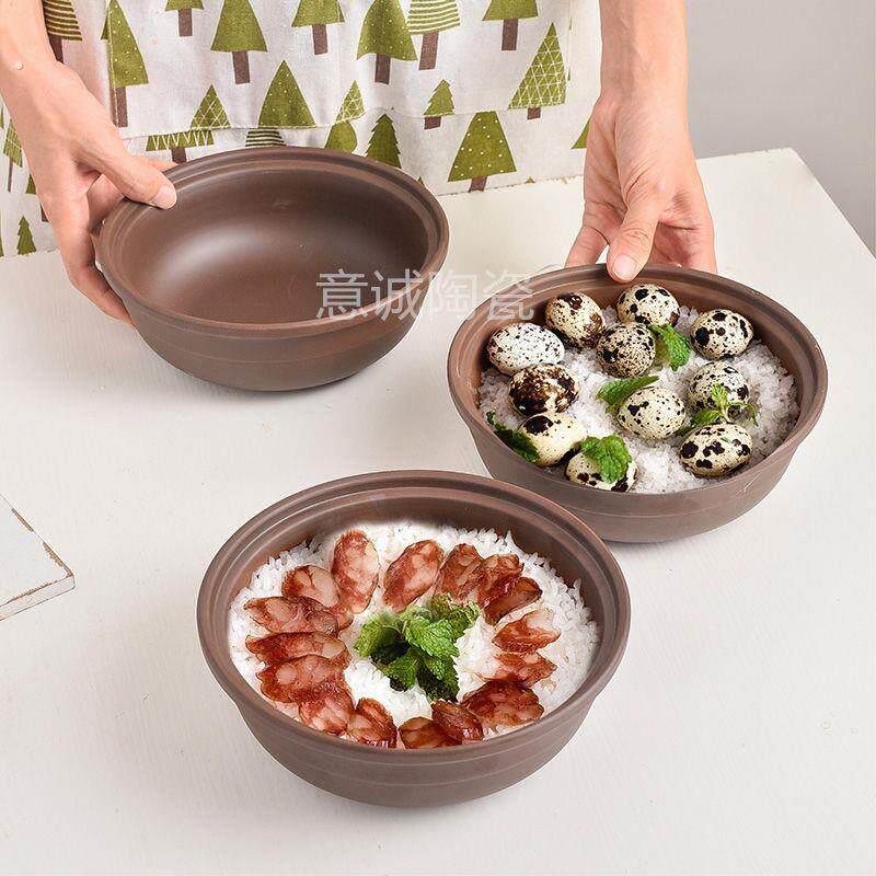 紫砂钵碗钵仔碗炖盅汤碗蒸菜碗陶瓷餐具米饭钵陶饭碗家用蒸蛋碗