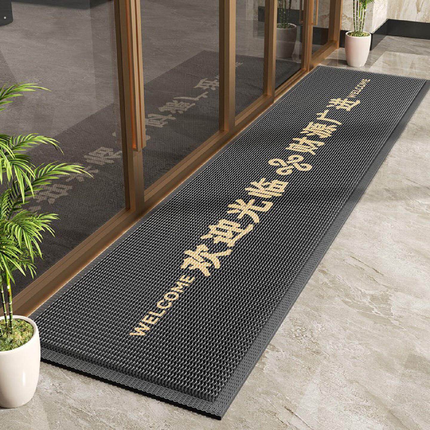 新款可定制商用店铺酒店门口迎宾地毯入户门地垫防滑垫进门脚垫