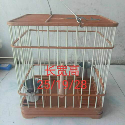 蜡嘴鸟笼子蜡嘴全套二代塑钢笼 辣嘴蜡嘴笼 铜嘴笼 铜嘴笼 鸟笼