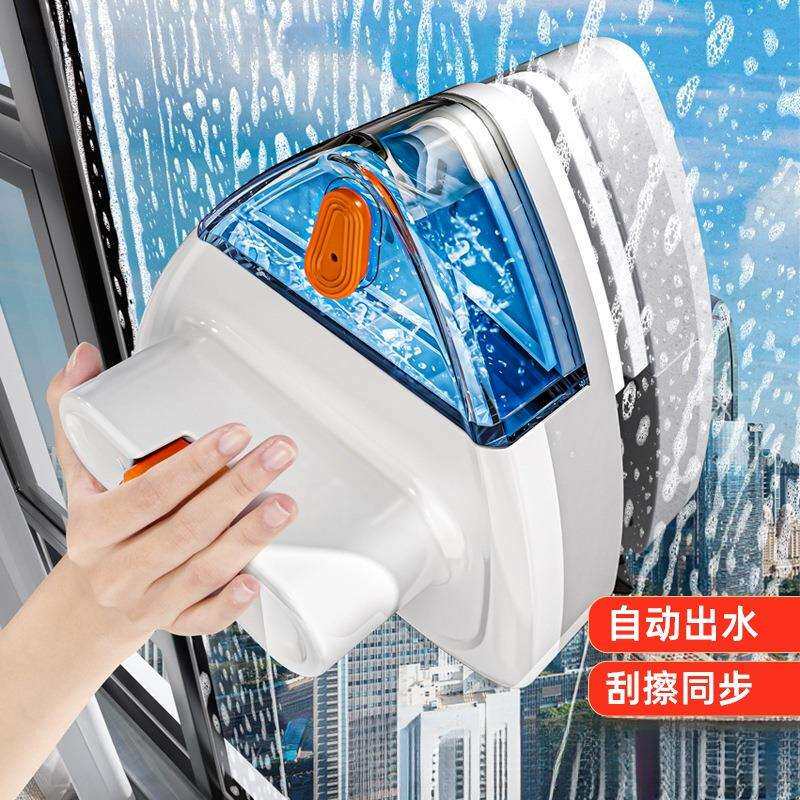 擦玻璃器双层中空强磁双面擦窗户高楼清洁清洗家用工具刷刮搽