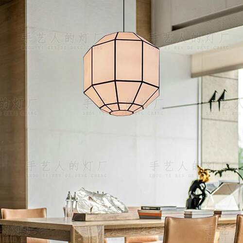 法式中古客厅餐厅卧室书房民宿吧台日式复古酒店茶室美式布艺吊灯