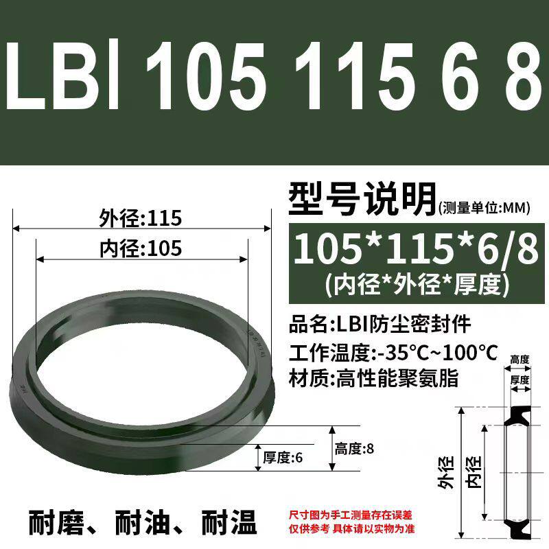 LBI型往复运动防尘密封件
