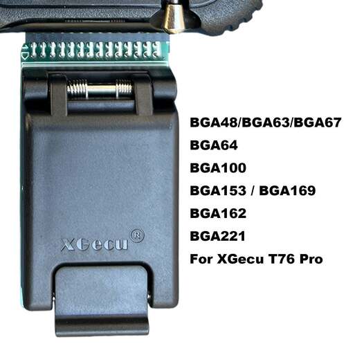 BGA48/BGA63/BGA67 BGA64 BGA100 BGA153/BGA169 BGA162 BGA221