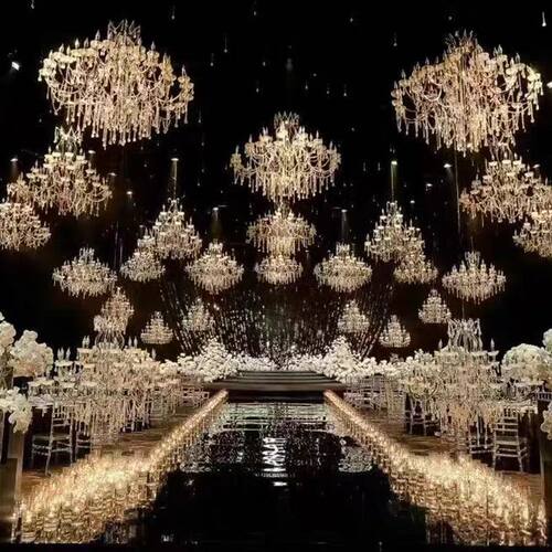 9061-12+8+4暖光吊灯吊灯水晶吊灯 吊灯 婚礼堂吊灯crystal light