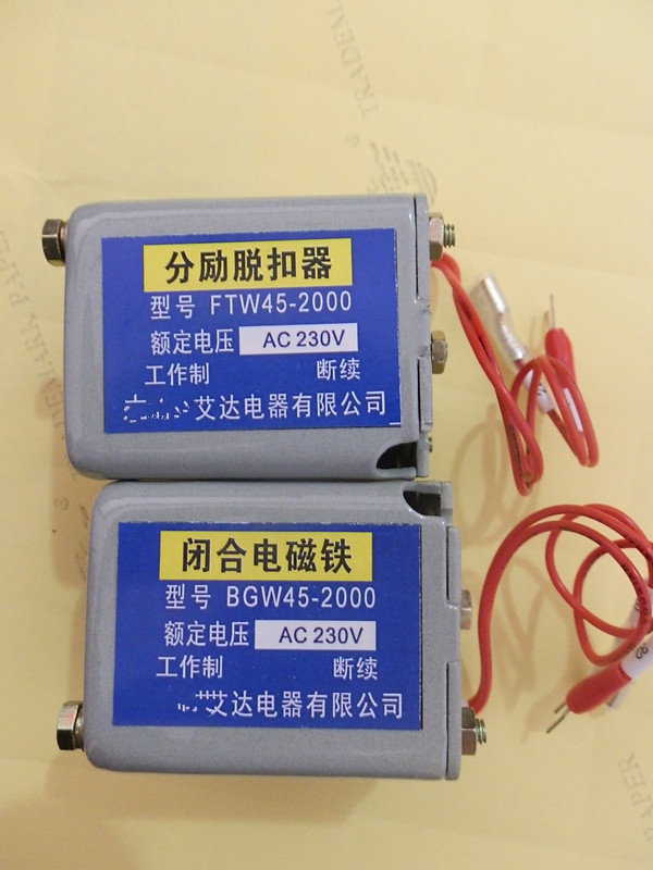 分励脱扣器合闸线圈FTW45-2000