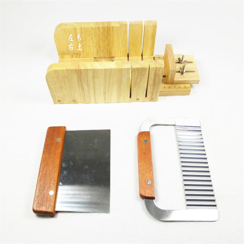 手工皂切皂器 线切简易三合一实木切皂器 橡胶木修皂器现货
