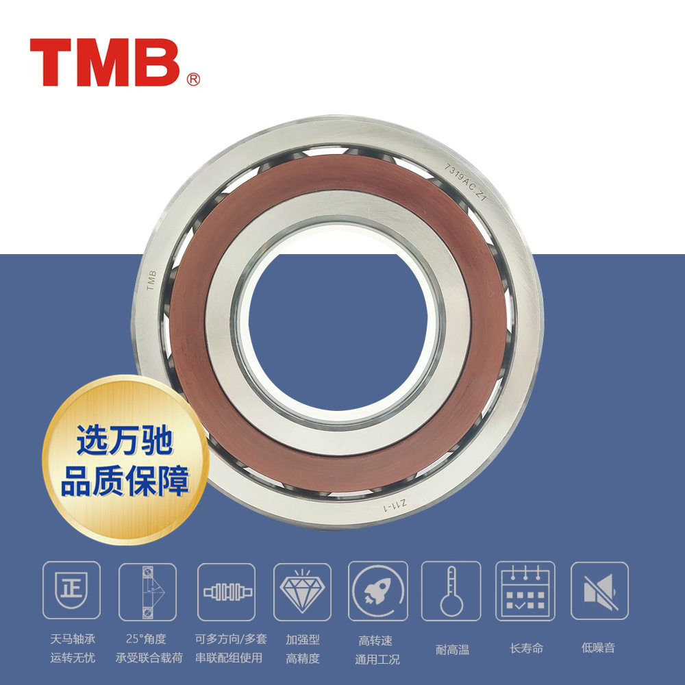TMB/天马轴承7317AC 精密角接触球轴承/高速机床电机水泵通用