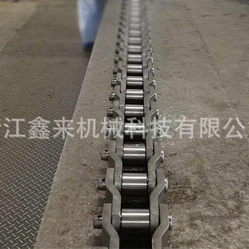 工业链条4020节距127 重载传动用弯板链条拉钢机链条