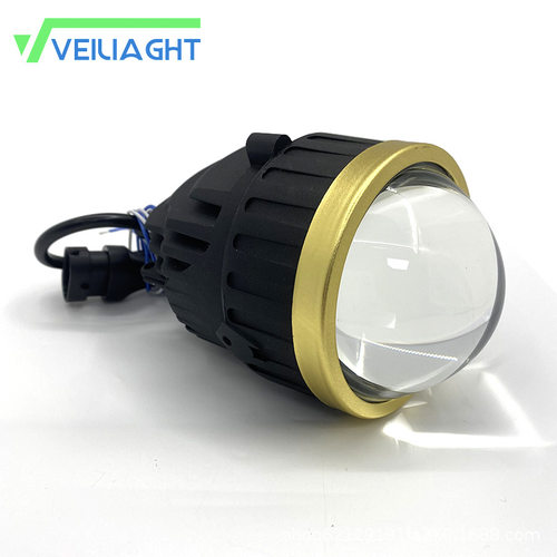 3寸高清无损LED双光三色透镜汽车大灯12V 45W 53W 高功率 F70B
