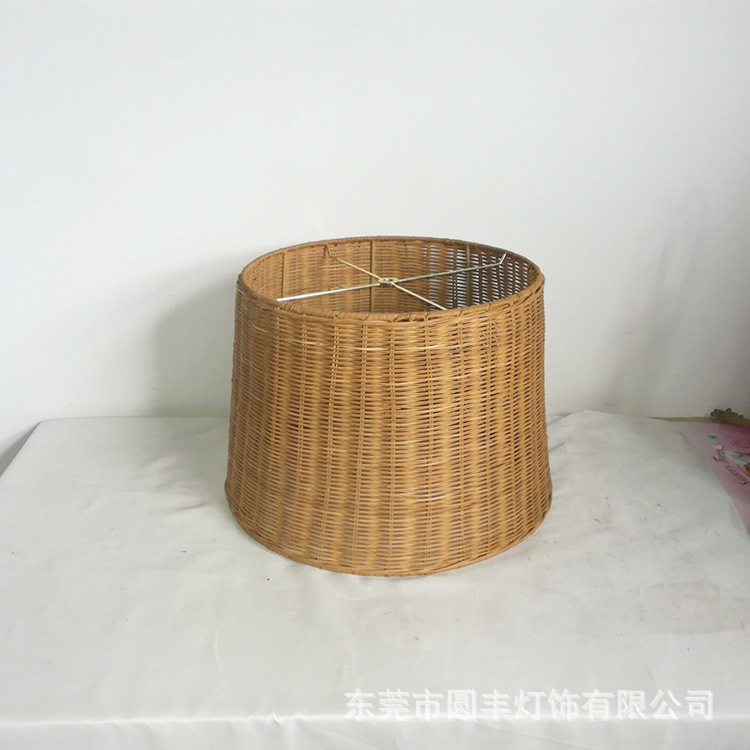 竹编工艺品  纯手工 古风古典雅致 竹编吊灯台灯灯罩批发
