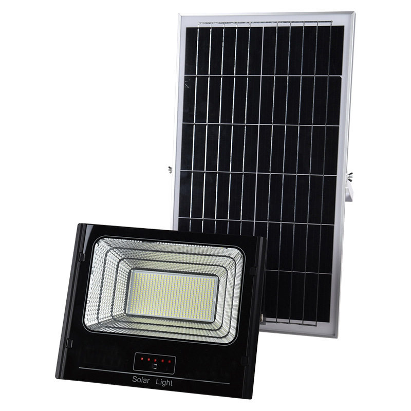 英文太阳能投光灯LED户外庭院分体式室内外太阳能灯Solar Light