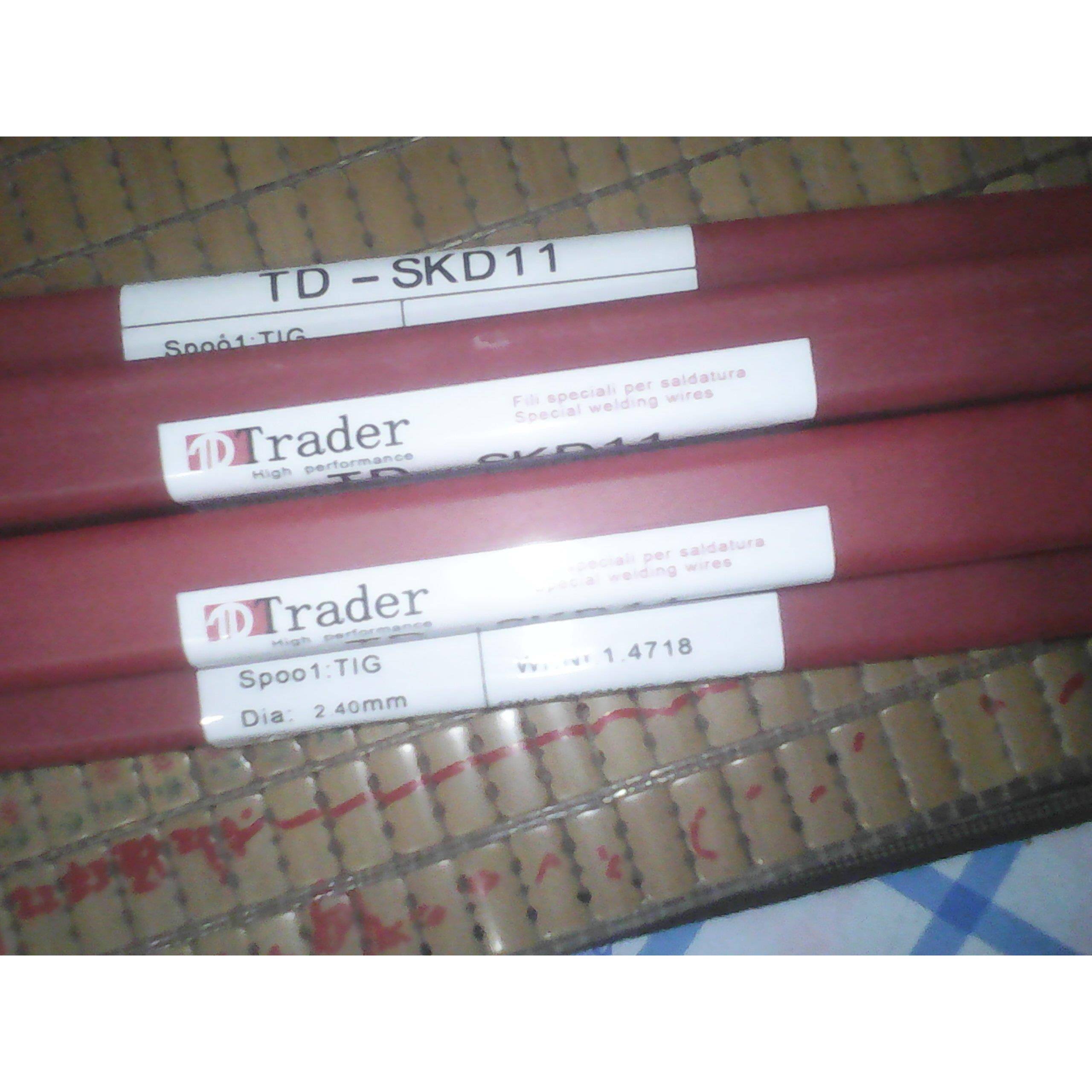 意大利Trader补模焊丝 模具焊材TD-SKD11-1.0/1.2/1.6/2.0/2.4mm