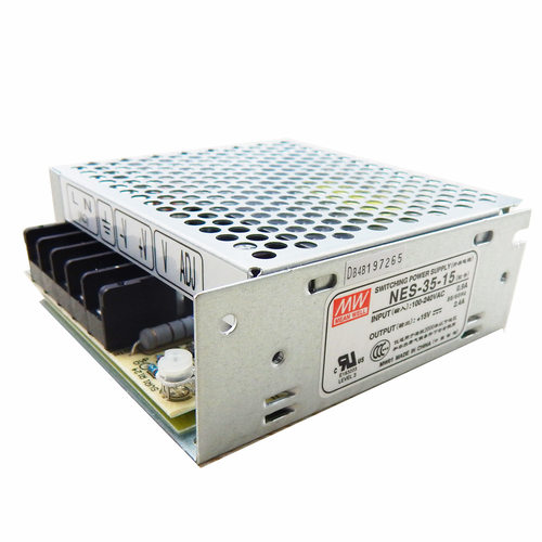 现货NES-35-15明纬直流稳压电源驱动器35W15V恶劣环境电源