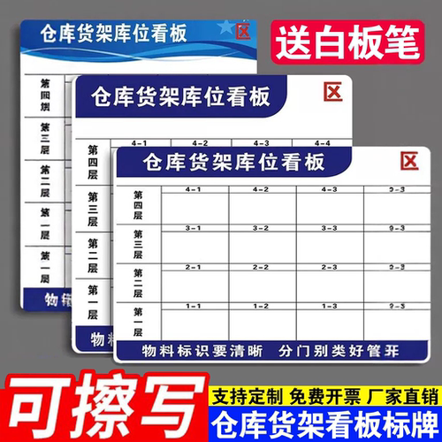 仓库货架标识牌车间物料分区管理