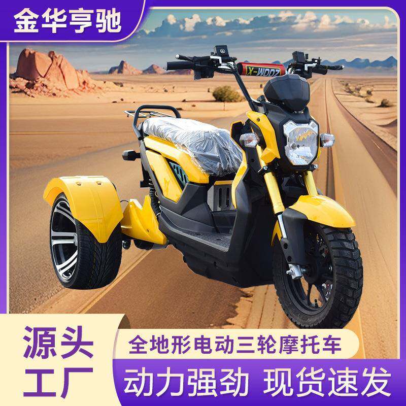 跨境三轮电动车沙滩代步车全地形休闲代步电动摩托车动力强沙滩车