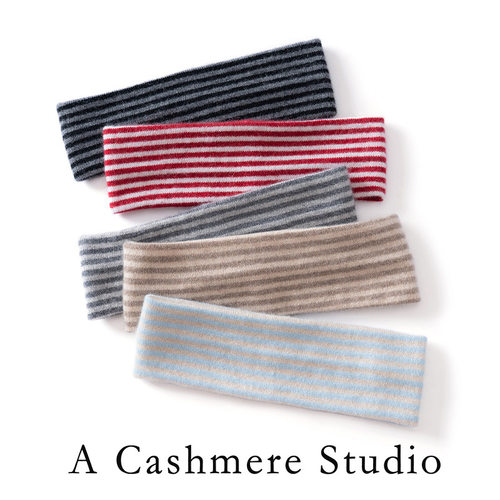 100%纯山羊绒发带2026秋冬新款提花针织保暖亲肤羊绒发带大量现货