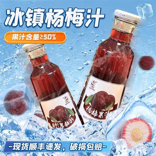 顺丰包邮仙居聚仙庄杨梅汁450MLX4瓶冰鲜酸梅汤网红果蔬汁饮料
