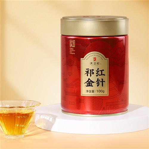 天之红祁门红茶官方旗舰店新茶祁红金针100g