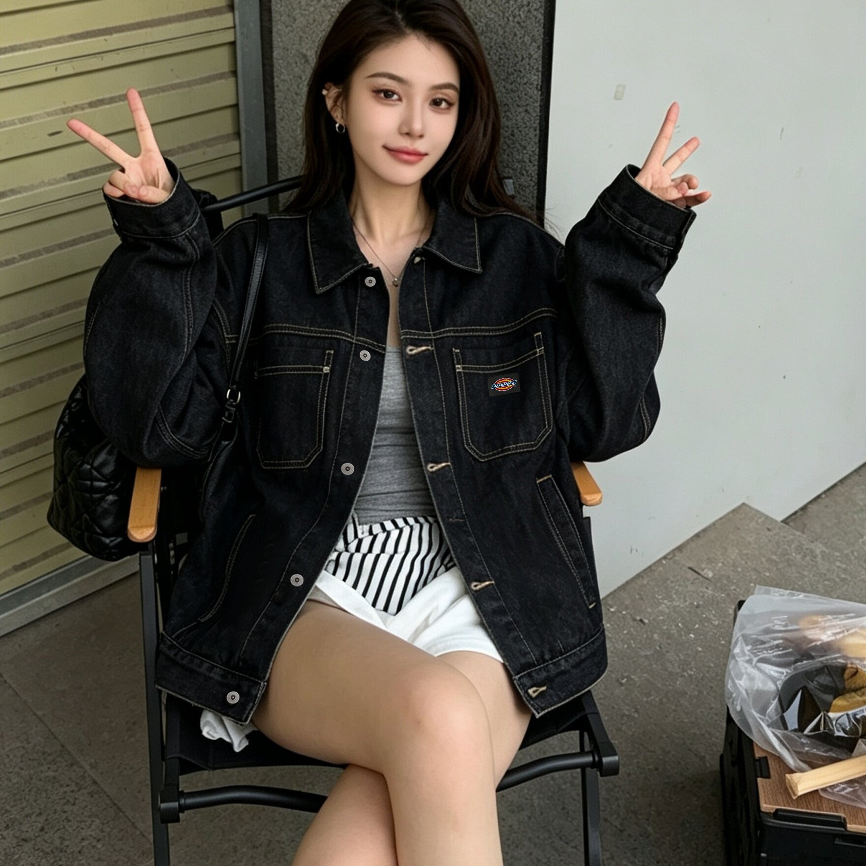 Dickies男女同款牛仔夹克外套