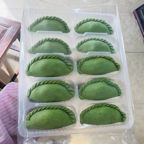一次性加大分格饺子打包盒｜手工