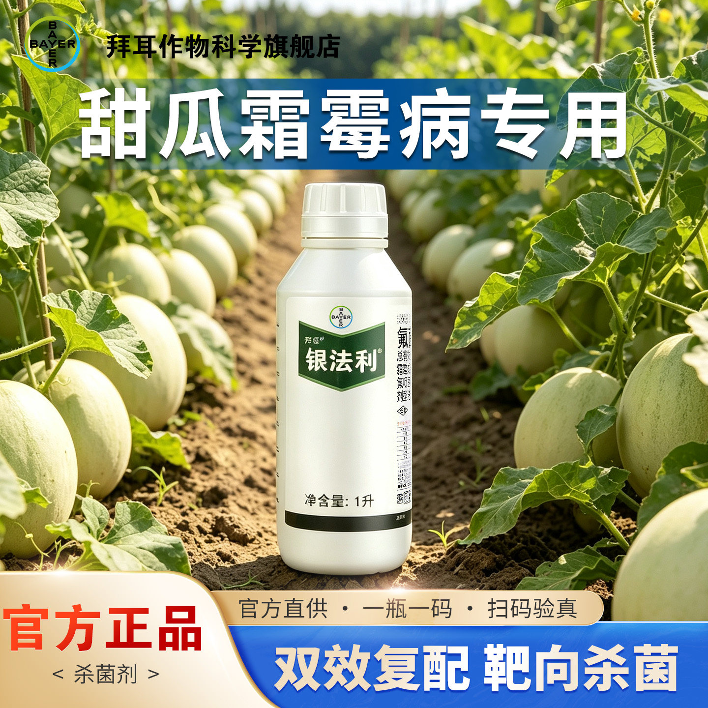 甜瓜霜霉病专用杀菌剂拜耳银法利