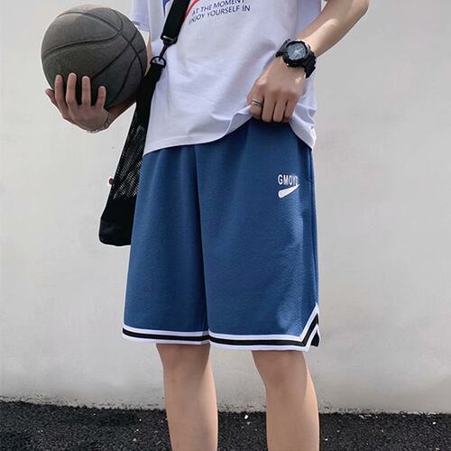 男夏季裤子短裤薄款外穿潮牌ins潮流宽松运动沙滩五分休闲篮球裤