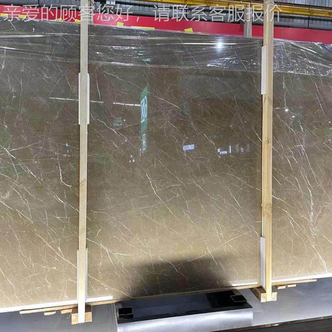 天然大无品牌/理石卡佐 酒啡店石大堂面咖啡色地大理石台面窗台材