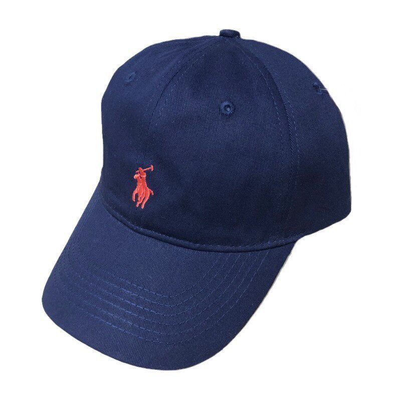 thumbnail for Paul baseball cap for women, baseball cap, couple's versatile spring sports men's soft top horse badge, Korean style face-enhancing small brim with curved brim