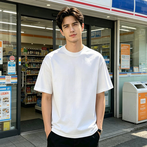 纯色短袖T恤男夏季官方旗舰店