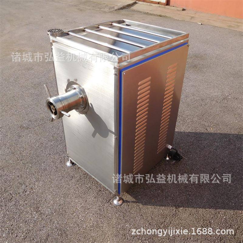 带皮肉冻鸡胸肉碎机器 宠物食品绞肉机 剁肉设末绞GIN的机器备