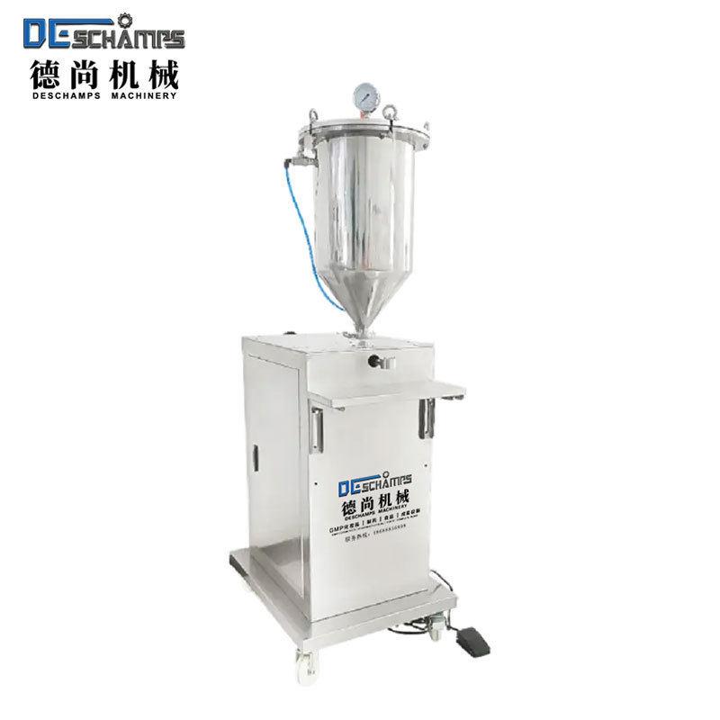 半自动精度凝胶灌装机水光针管注射器灌装机立式加压膏体装机