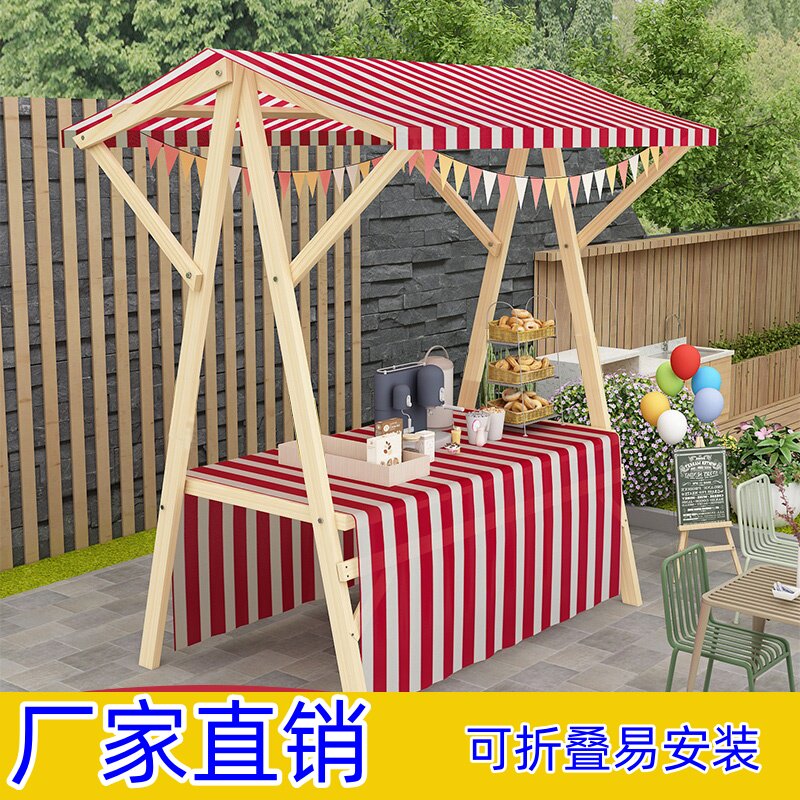 集市摊位架小推车桌移动可折叠摆摊展示架花车促销地摊车市集夜市图片