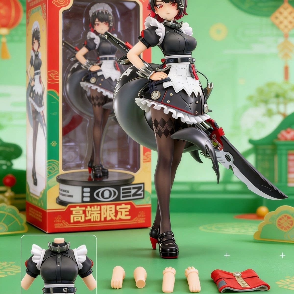 维多利亚艾莲乔手办二次元动漫美少女国产女士手办热销榜模型盲盒