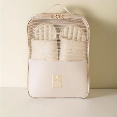 旅行收纳三层鞋包加厚斜纹料牛津