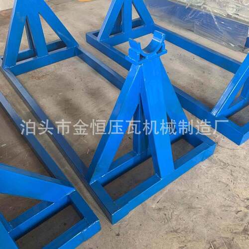 彩钢卷上料架彩架的架子钢承重3吨可支持308方定带刹车带向盘