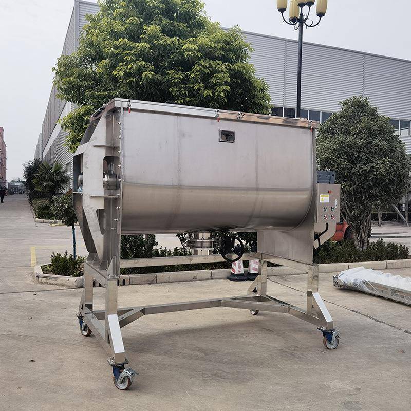 黑芝CAI麻粉混合混机304不钢食品合机 代餐 粉搅拌机 螺带式锈混
