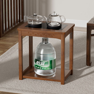 沙发边几茶台茶桌边柜小茶几小桌子实木客厅煮茶烧水架泡茶水柜子