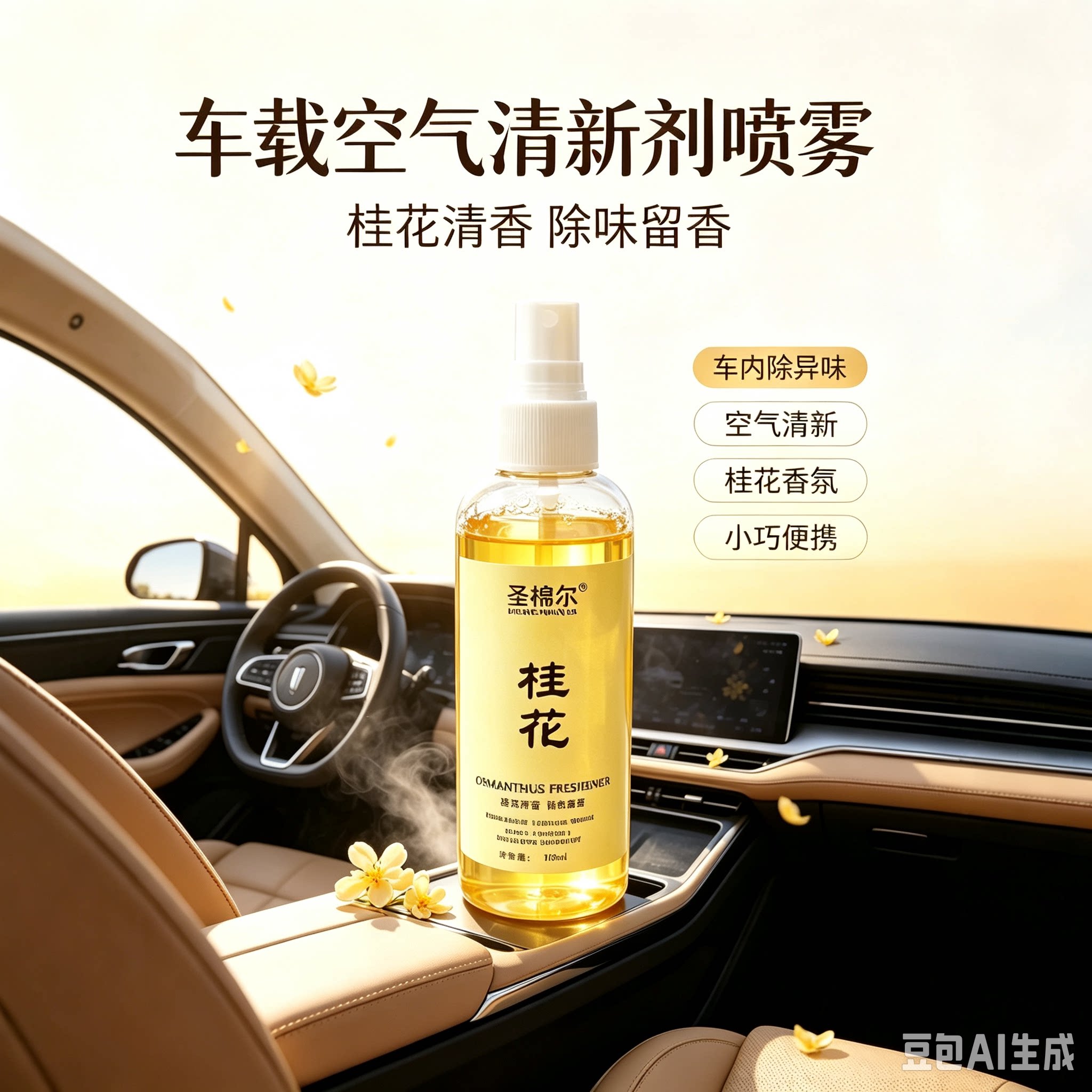 桂花清新剂喷雾家用卧室酒店卫生间厕所除臭消异味芳香持久留香JM