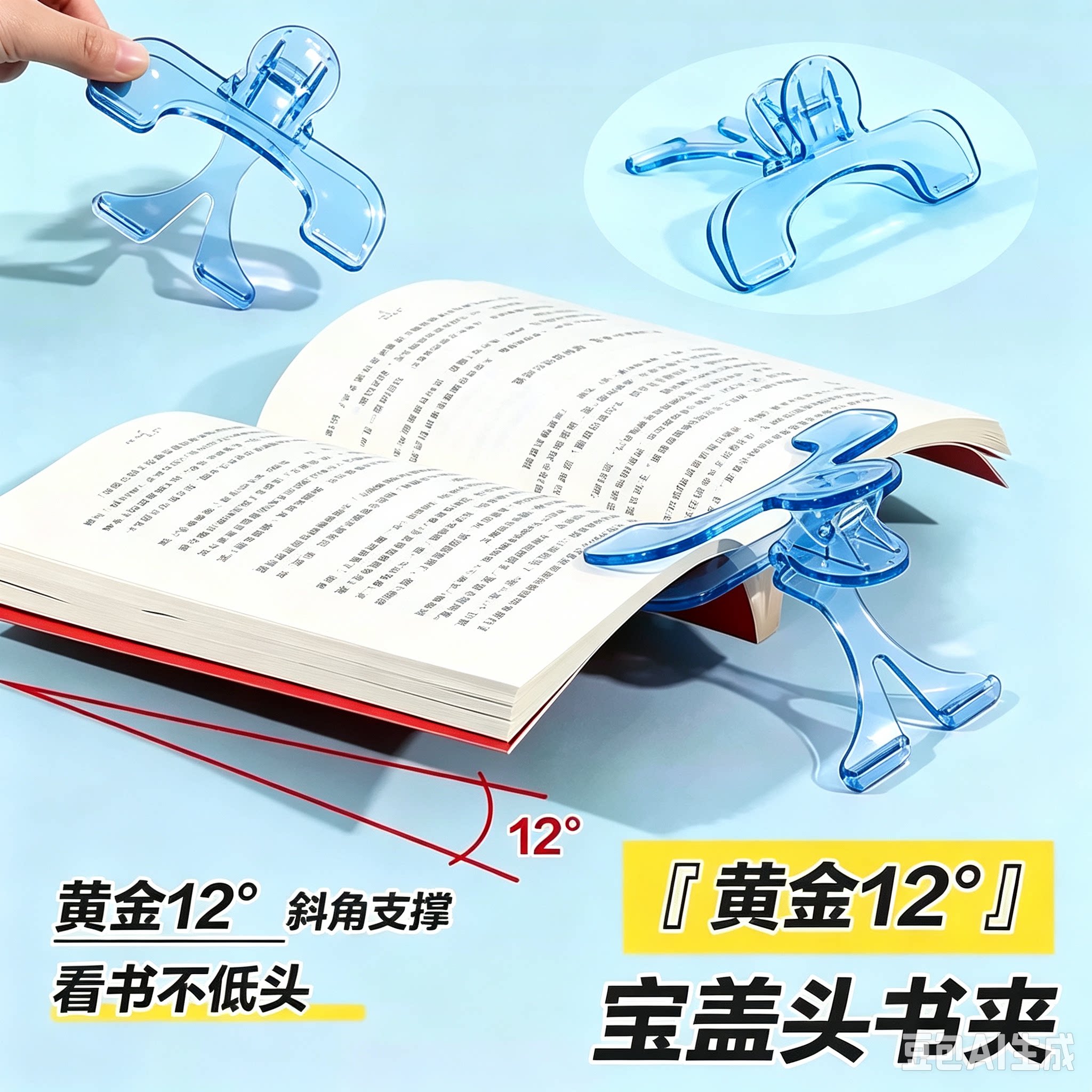 【老师推荐】升级款12度宝盖头书夹学生书本固定便签资料夹JM