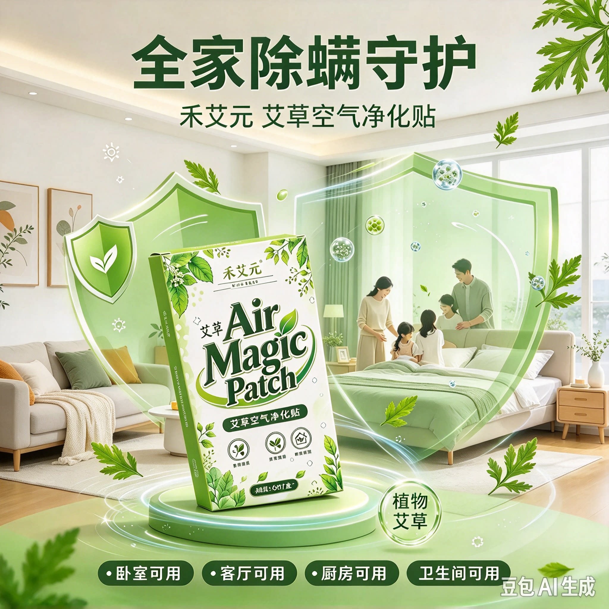 【拍一发三】草本天然植物除螨贴床上除螨包家用衣柜祛螨包贴JM