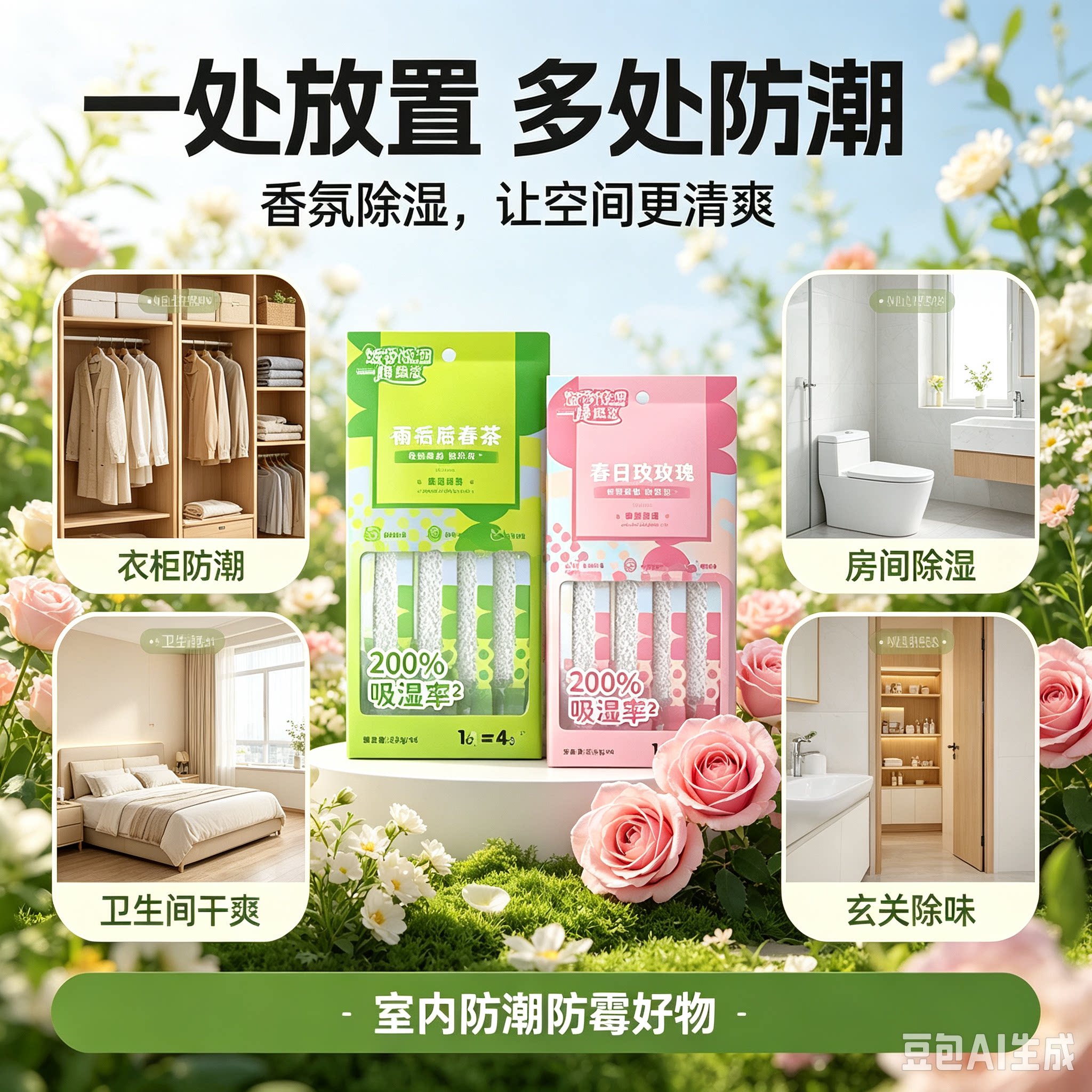 【除湿防霉】除湿袋房间衣柜防霉回南天除湿防潮好物JH