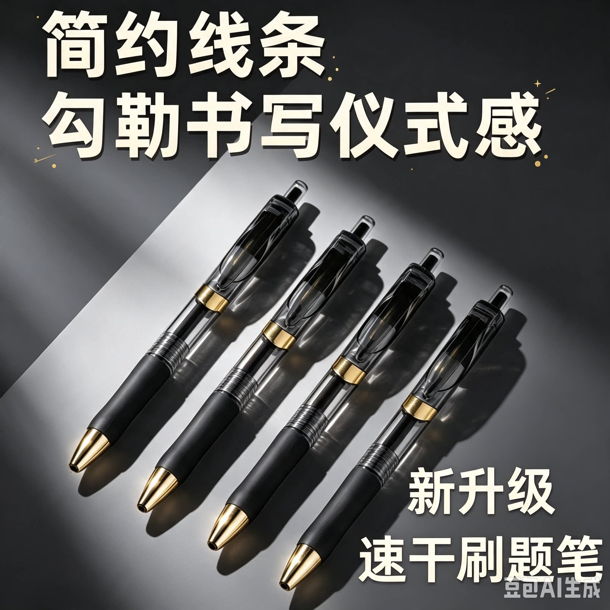【开学推荐】按动中性笔 0.5mm 学生刷题专用顺滑 ST 笔尖考试zy