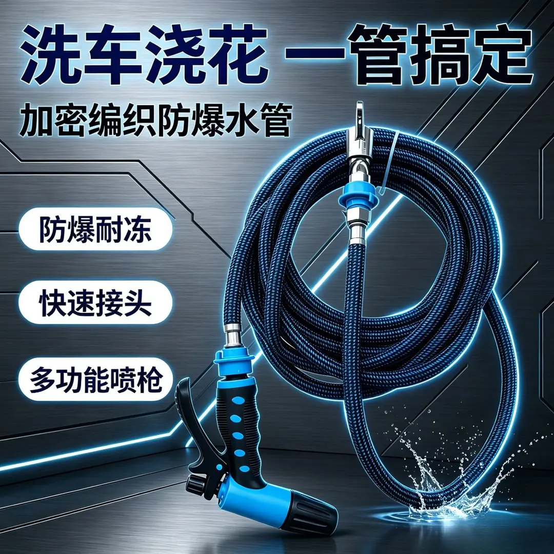 防爆防缠绕快接水嘴浇花洗地洗车耐高压喷枪lj