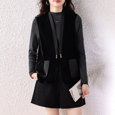 新中式国风真丝金丝绒马