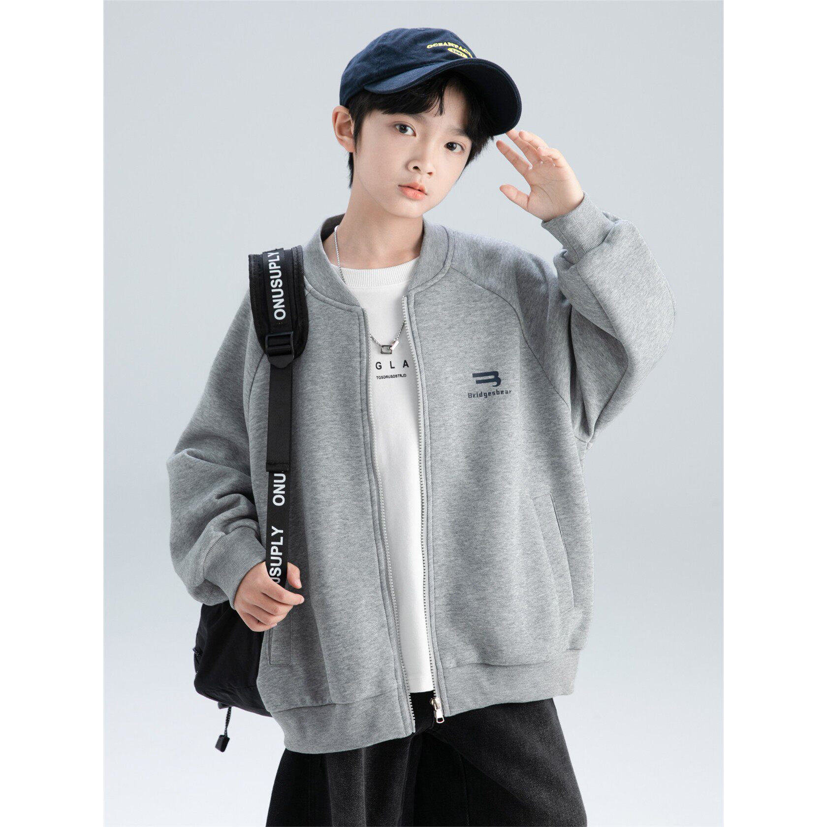 男童棒球服外套春秋款2025新款儿童装秋季开衫上衣中大童男孩夹克