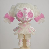 3D打印小众小女孩玩偶挂件关节可动哥特钥匙挂件丑萌治愈背包挂饰