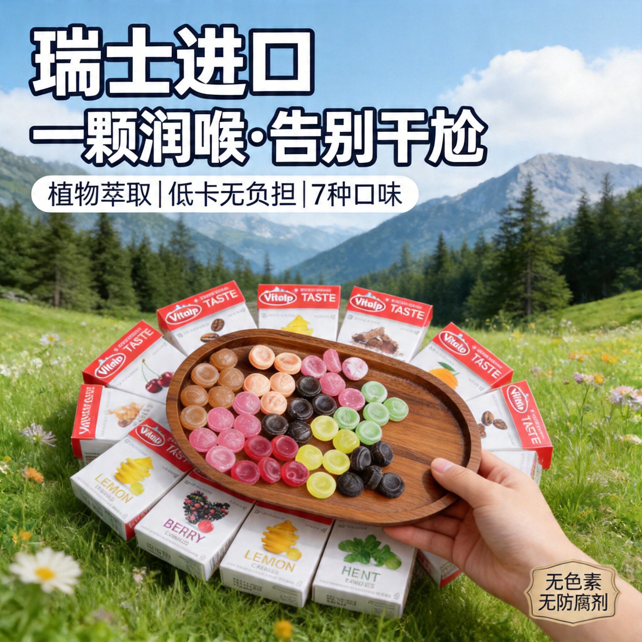 瑞士进口维多普润喉糖护嗓