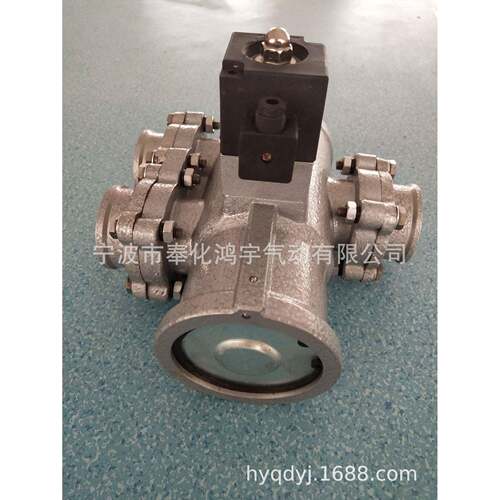 厂家直供二位三通截止阀K23JD-F32电磁阀法兰式常闭截止式电磁阀