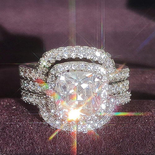 全球畅销三合一非洲奢华女士组合戒素圈套戒铜饰品r820-2xr4308A